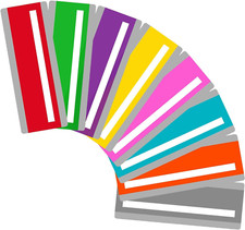8 Pieces Guided Reading Strips Colored Highlight Strips Overlays Reading Bookmar