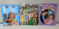 VTG NEW AND UNCUT Paper Doll Book LOT Alden Family, Prom Night, Nursery School 