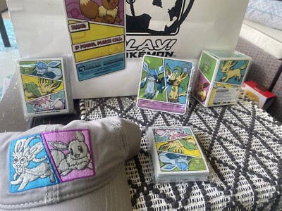 Pokemon NAIC 2023 Competitor kit, Sleeves, Deck Box, Pin