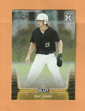 2020 ZAC VEEN LEAF DRAFT BASEBALL GOLD PARALLEL ROOKIE  BRAND NEW  HOT  LIMITED