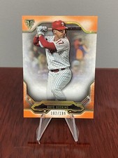 2020 Topps Triple Threads Rhys Hoskins Amber Parallel Base Set Card #102 /199