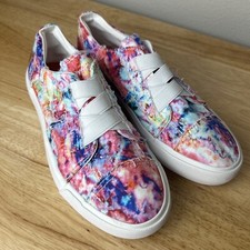Blowfish Malibu Kids Tie Dye Slip On No Tie Sneakers Shoes Size 5