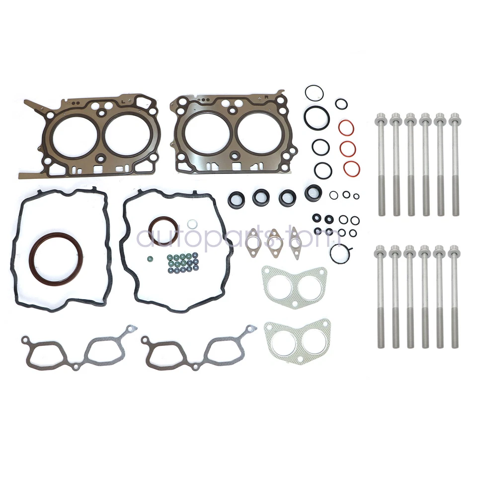 Conjunto de parafusos de junta de cabeça de cilindro MLS para 2011-2019 Subaru Forester Outback 2,5L - Imagem 2 de 4