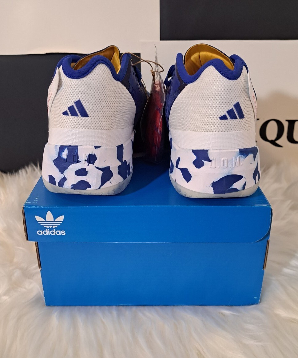 Adidas Mens Shoes D.O.N. Issue 4 Mid Basketball  Mc Donald's  American  BL 9.5 thumbnail 9