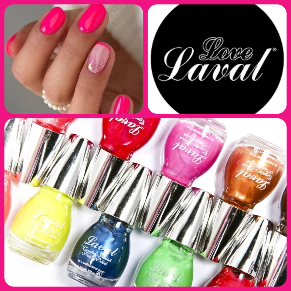 Laval Cosmetics Crystal Finish Nail Polish Colour Assorted Shades Choose Yours