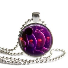 Five Nights at Freddy's Freddy Bonnie Foxy Chica 1 Inch Pendant Necklace