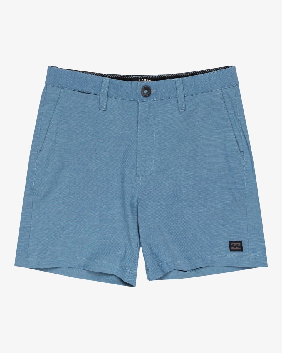 BILLABONG Boys Crossfire Submersible Walk Shorts Glacier Blue