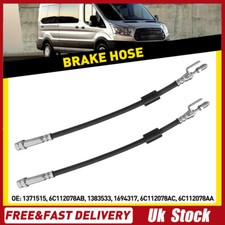 2PCS Front Brake Hose Pair Right&Left For Ford Transit Mk7 2006-2014 1694317 UK