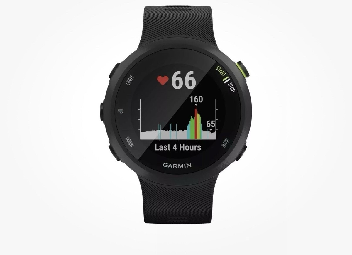 GARMIN - 「わたあめ」GARMIN FOREATHLETE 45 BLACK Garmin Forerunner 45 GPS Running Watch - Black, Case Size