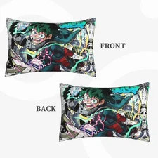 My Hero Academia Kids Cartoon Pillowcase for Hair Skin Pillow Case With Zipper