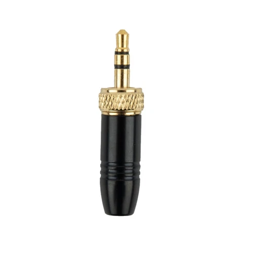 2/4 STCK. 3,5 mm Stereo Stecker Steckverbinder für Sennheiser drahtloses Mikrofonkabel - Bild 11 von 19