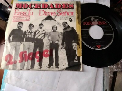 7'' MOCEDADES DU BIST DU DIME SENOR GRAND PRIX EUROVISION '73 VG+/EX+