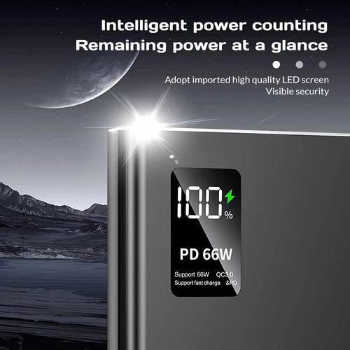66W Power Bank Quick Charging Powerbank Portable Fast Charger For phone With USB - Picture 4 of 22