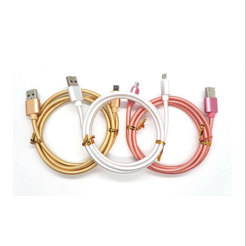 2Pack 10Ft Micro USB Charger Fast Charging Cable Cord For Samsung Android Phone  - Image 2 of 4