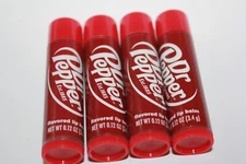 Lot (4)Taste Beauty Dr. Pepper Flavored Lip Balm NO BOX SEALED & NEW