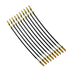 10x Viola Tailgut Tail Gut Nylon Brass Screw End fit Tailpiece New
