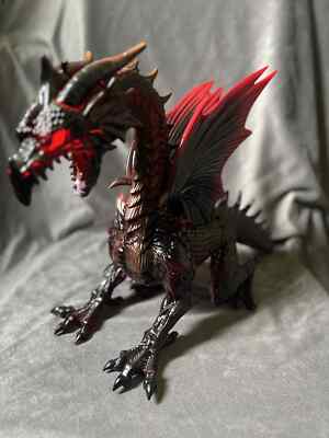 Lightup Dragon collectible Red/Blue/Black