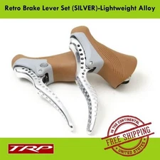TRP RRL SR Alloy Retro Brake Lever Set Light w/Gum Hoods Fit 23.8mm & 24.2mm 