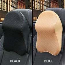 Car Seat Headrest Pad Memory Foam Pillow Head Neck Black Rest Support Cushion Car Seat Headrest Pad Memory Foam Pillow Head Neck Black Rest Support Cushion