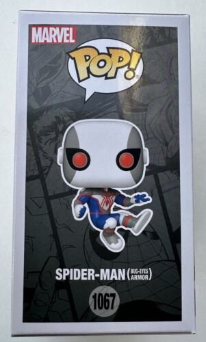 Funko POP! Marvel Spider-Man Bug-Eyes Armor 1067 Exclusivo con Protector - Imagen 4 de 6