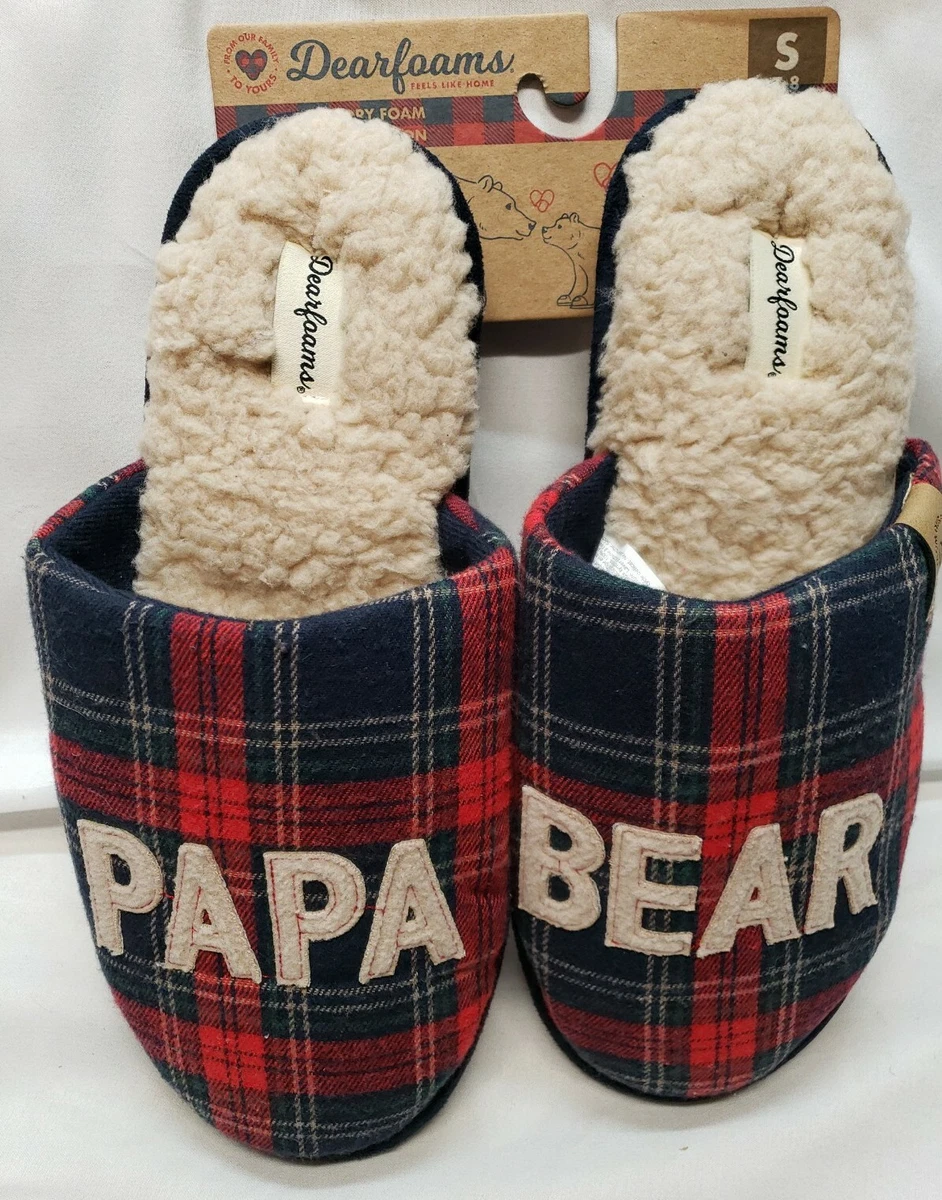 Papa bear slippers sale