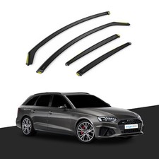 AUDI A4 B9 2015-onwards 5 Door Avante Estate Wind Deflectors 4pcs Tinted