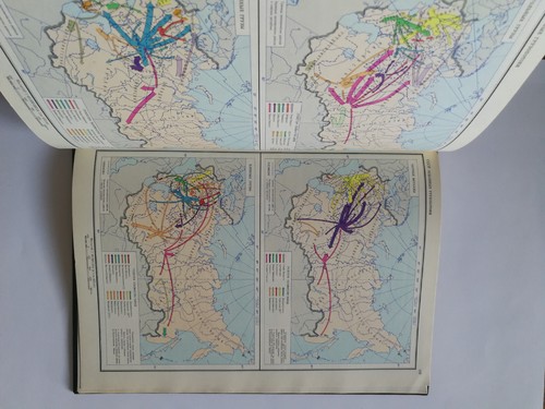 Large Soviet World Atlas Maps russian book 1970s USSR. Атлас Мира Карты. СССР - 第 11/16 張圖片