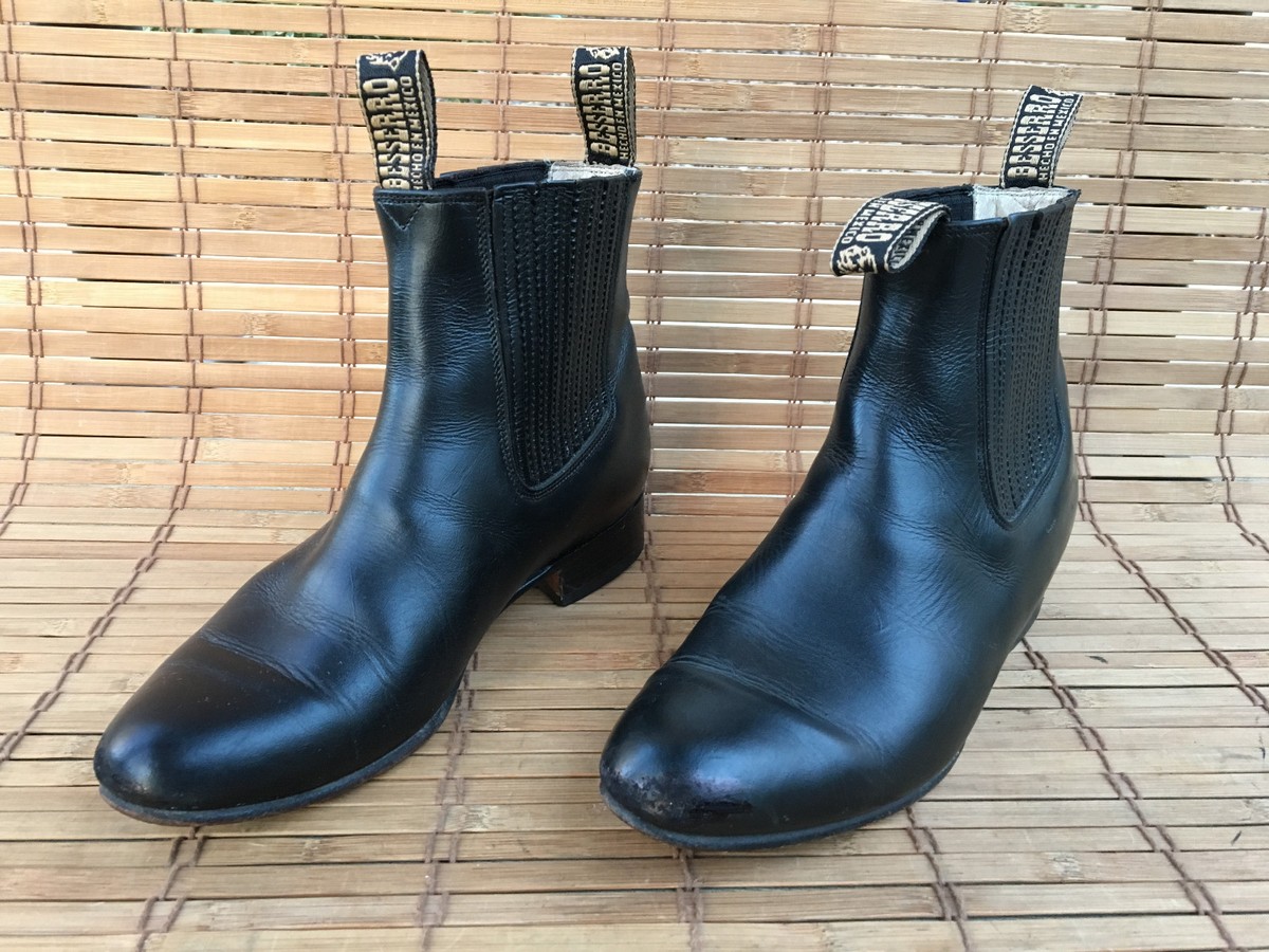 El Besserro Half Ankle Mens Western Leather Boot Size 25 1/2 