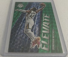 2020-21 Mosaic Basketball Donovan Mitchell Utah Jazz Elevate Green Prizm #24