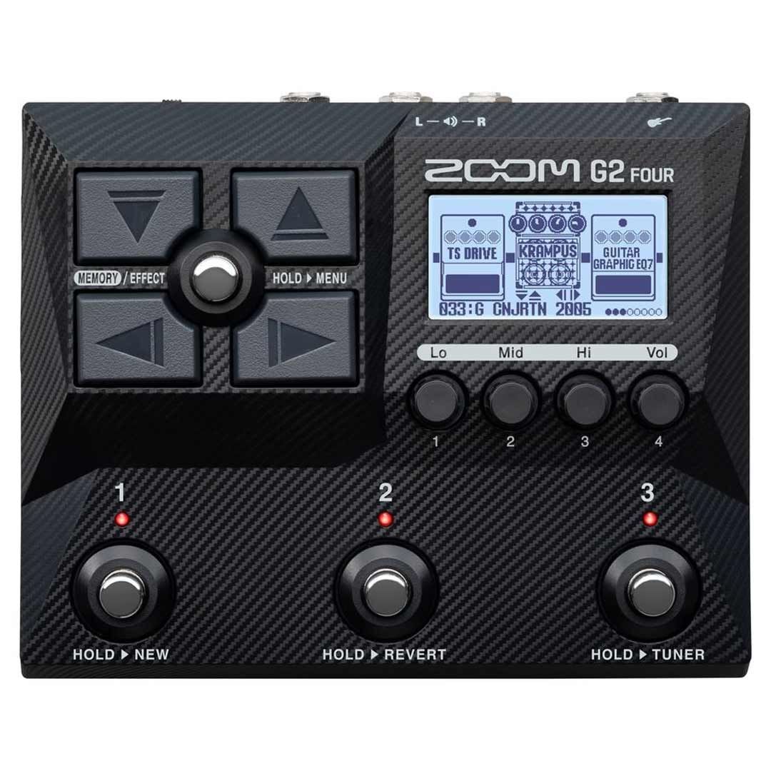 ZOOM G2 FOUR PEDALE MULTIEFFETTO PEDALIERA EFFETTI LOOPER PER CHITARRA ELETTRICA