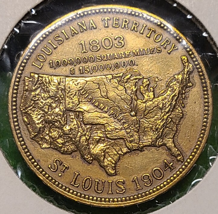 HK303, 1904 Louisiana Purchase Exposition Official Medal eBay