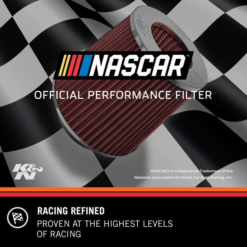 K&N RD-0720 Universal Clamp-On Air Filter