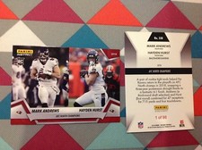 Mark Andrews RC / Hayden Hurst RC #338 Ravens Playoffs 2018 Panini Instant RARE