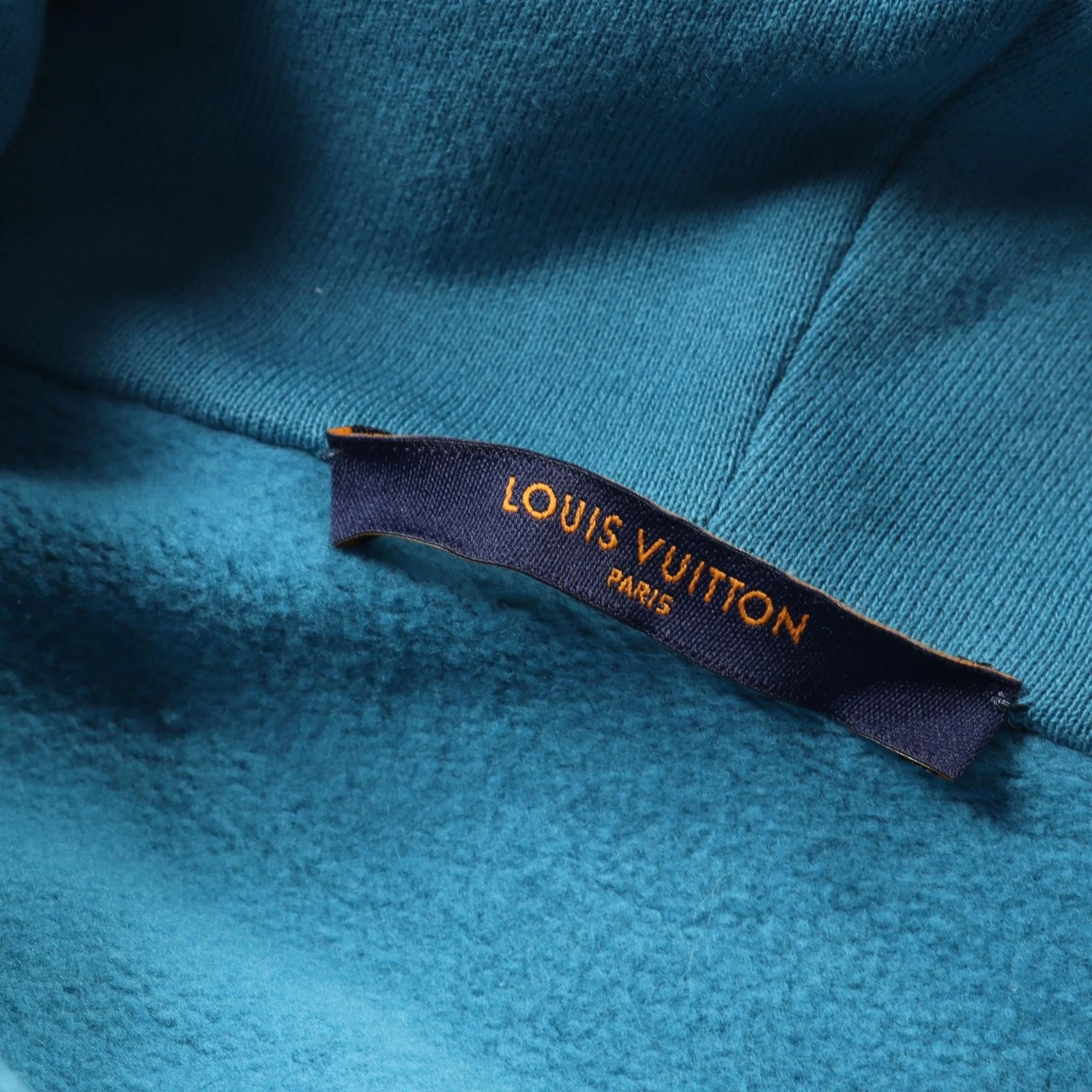 LOUIS VUITTON（LV） Felpa con cappuccio Louis Vuitton taglia XL pullover RM222EIHNNY56W cotone verde usata uomo