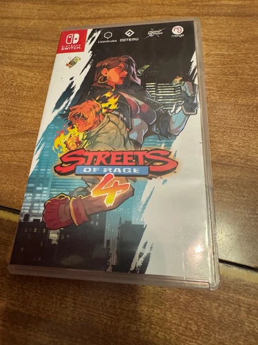 Streets of Rage 4 - Nintendo Switch CIB complete video game + keychain SoR SoR4