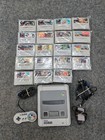 <!--F#f_0--> BULK RARE SUPER NINTENDO ENTERTAINMENT SYSTEM PAL CONTROL DECK WITH 19 GAMES<!--F/-->