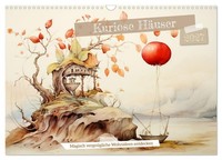 "Calendar 2027 · US Version · Curious Houses (Wall Calendar 2027 17\" × 12\" Landsc"