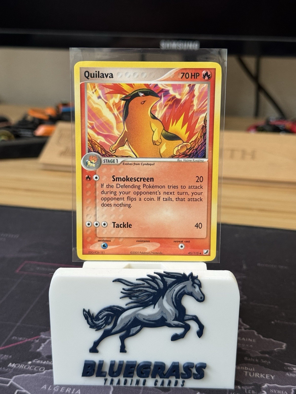 Quilava 45/115 Pokemon Unseen Forces Regular Non Holo