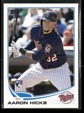 2013 Topps #346 Aaron Hicks Rookie