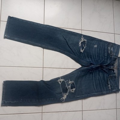 coole Jeans Jeanshose W 32 L 32 slim straight Hollister epic flex dunkelblau 