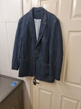 Men's Marks and Spencer Blue Harbour Denim Blazer.  38-40 M
