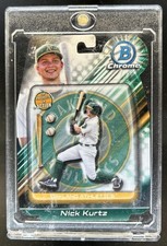 2024 Bowman Draft Nick Kurtz In Action #BIA-3 Athletics