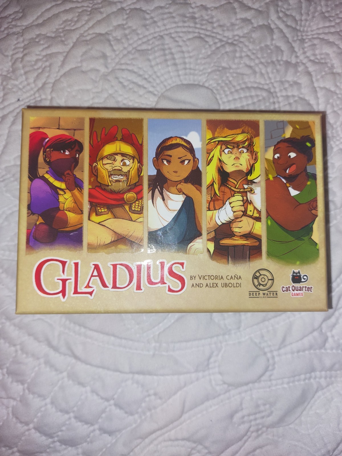 Gladius Card Game, board game by Cat Quartet Games, unsealed, never played