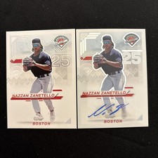 🪶2025 Panini Prospect Edition Baseball Nazz Zanetello Holo Auto & Base