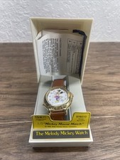Reloj LORUS Mickey Mouse Melody RTR010 Correa de Cuero Mickey Mouse March KG JD