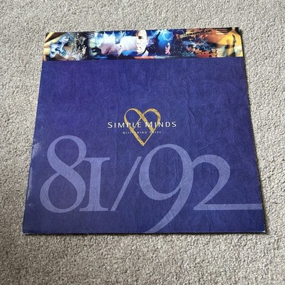 Simple Minds   Glittering Prize 81/92 Best Of Vinyl Record FIRST UK Press 1992