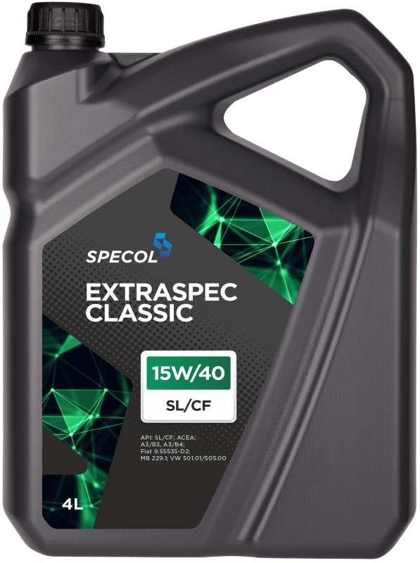 Huile 15W40 4L Extraspec Classic SL CF fluide haut de gamme pour préservation moteur