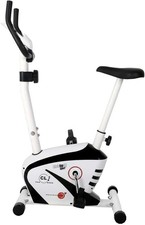 Christopeit Heimtrainer CL 2 Weiß – Hometrainer Fahrrad mit Magnetbremssystem, 8