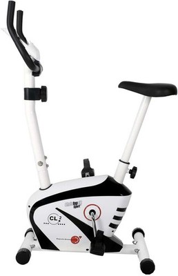 Christopeit Heimtrainer CL 2 Weiß   Hometrainer Fahrrad mit Magnetbremssystem, 8