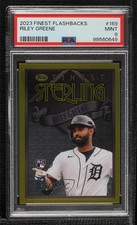 2023 Topps Finest Flashbacks Sterling Rare Gold Riley Greene PSA 9 MINT 0e2x